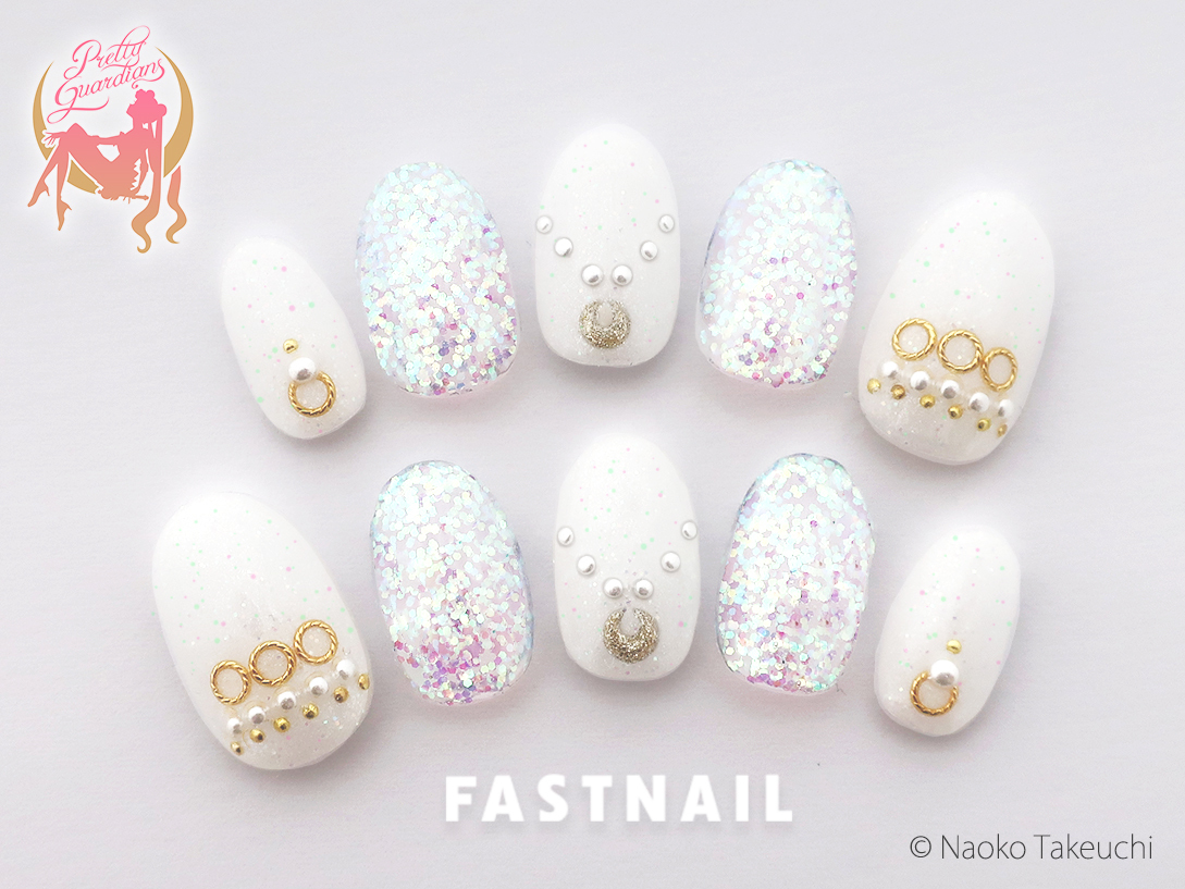 セーラームーン様 振袖オーダーギャルネイル セーラームーン様 振袖オーダーギャルネイル